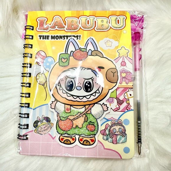 Bundle of 10 Kids Spiral Notebooks - Pink, Blue, Yellow - Picture 7 of 9